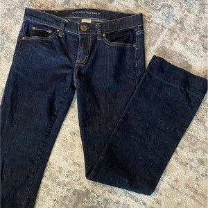 Banana Republic‎ Dark Resin Wash Boot Cut Bootcut Jeans Women's Size 26